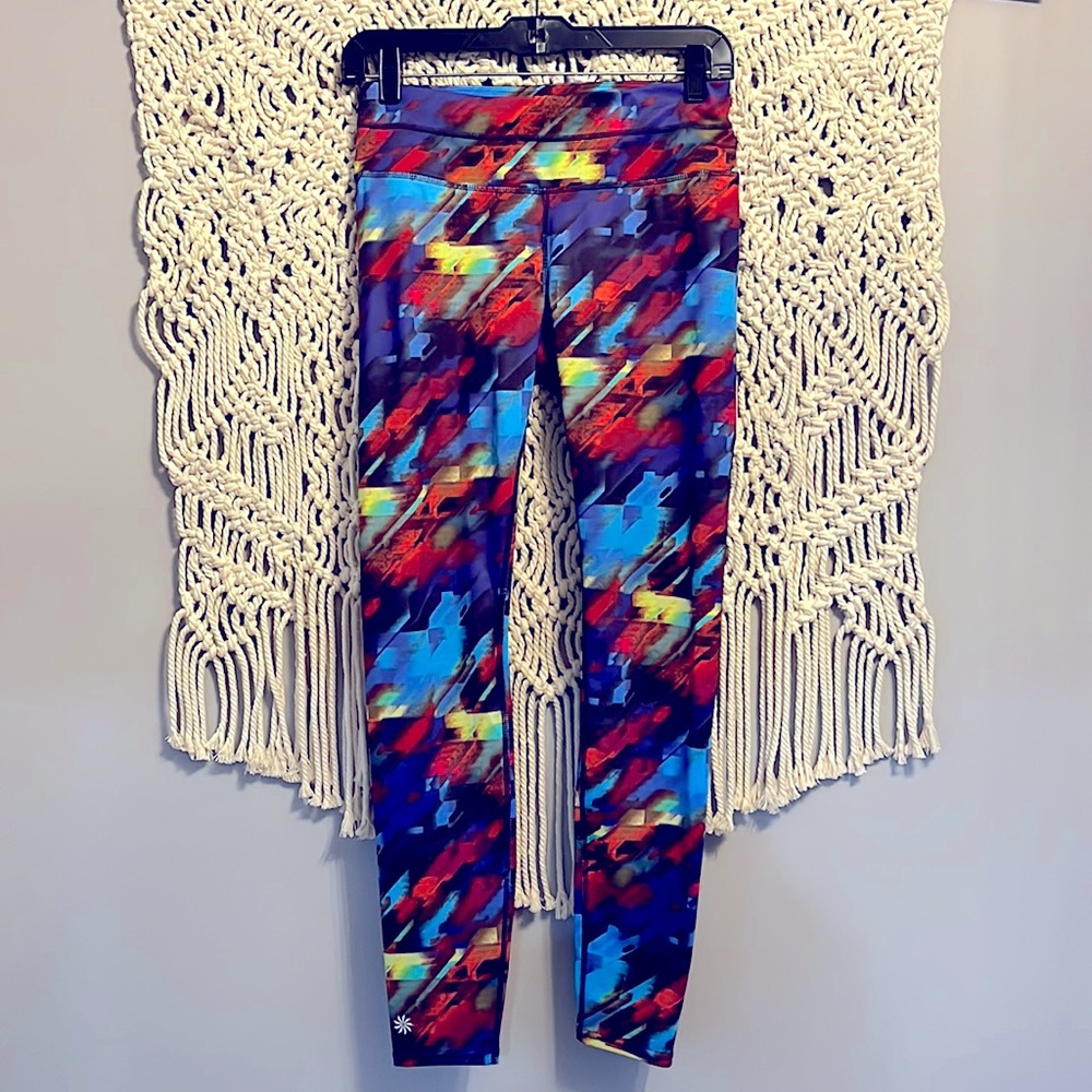 Women's High-Rise Multicolor Printed Leggings